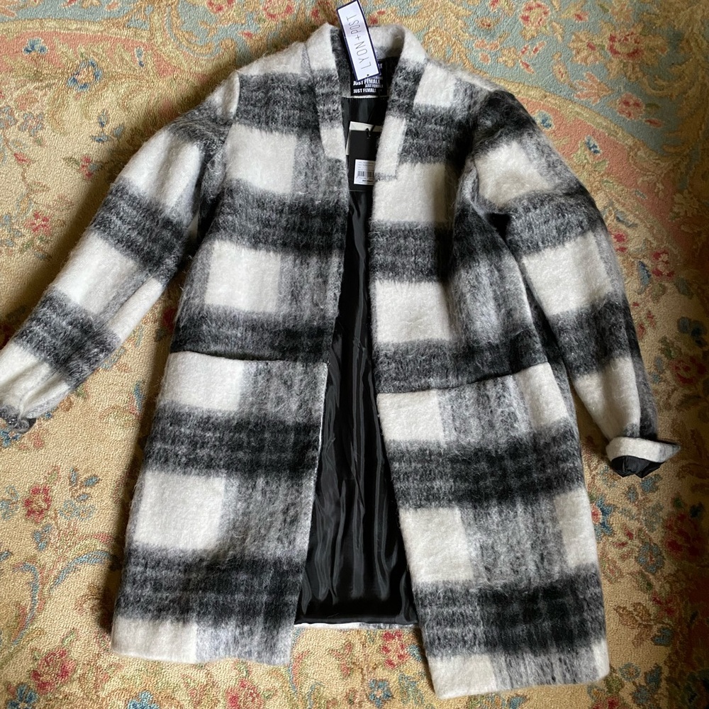 Large Lyon and Post Wool Kimono Coat